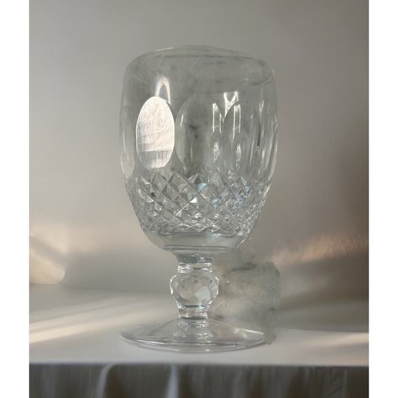 (3) Waterford Crystal ‘Colleen’ Glasses 5.25" Short Stem Water Goblet Wine Glass - Picture 6 of 16